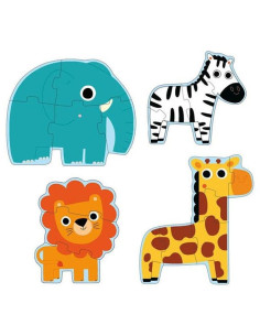 4 PRIMI PUZZLE LA JUNGLA