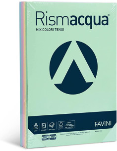 RISMA RISMACQUA FG.100 A4 GR.90 5 COL. TENUI