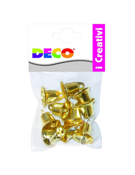 CAMPANELLE DA DECORO PZ.10 MM.22X24 ORO