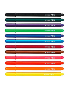 PENNA PUNTA SINTETICA TRATTO PEN 12 COLORI