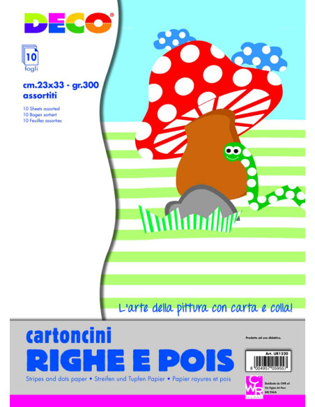 CART/RIGHE E POIS FG.10 ASS. CM.23X33 GR.300