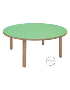 TAVOLO CERCHIO CM 130X46H COL.MAGNOLIA