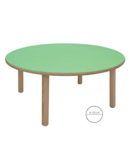 TAVOLO CERCHIO CM 130X46H COL.MAGNOLIA