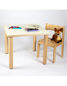 TAVOLO QUADRATO 75x75X46H COL. MAGNOLIA