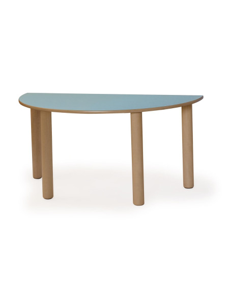 TAVOLO SEMICERCHIO 128x64X46H COL. MAGNOLIA