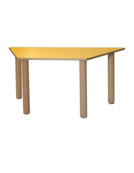 TAVOLO TRAPEZIO 128x64X46H COL.MAGNOLIA
