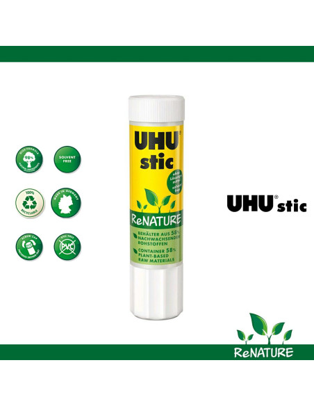 COLLA STICK UHU RENATURE GR.8,2.
