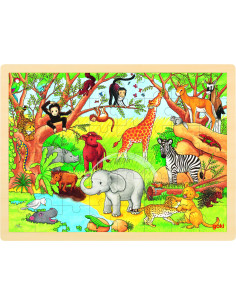 PUZZLE LEGNO CM. 40X30 AFRICA PZ.48