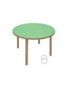 TAVOLO CERCHIO CM 130X53H COL.MAGNOLIA