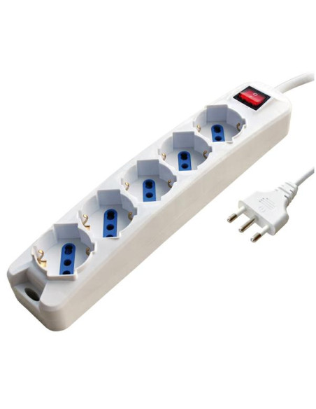 CIABATTA MULTIPRESA 5 PRESE MULTIPLE 1,5M