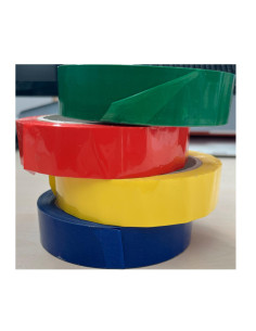 NASTRO ADESIVO COLORATO MM.25X66 MT ROSSO