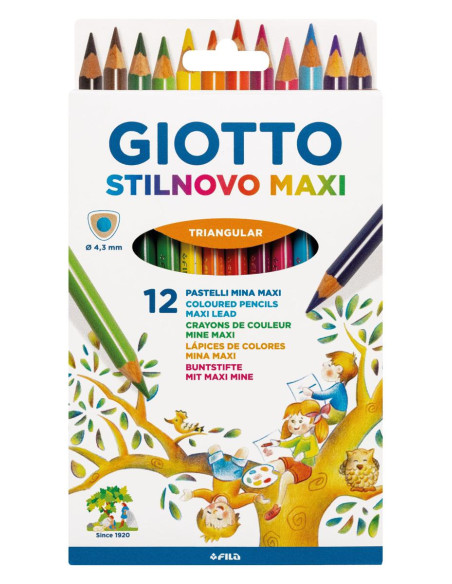 MATITE MAXI TRIANG\GIOTTO STILNOVO MAXI PZ.12