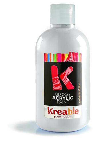 TEMPERA ACRILICA KREABLE ML. 100 BIANCO