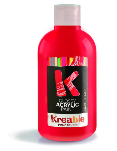 TEMPERA ACRILICA KREABLE ML. 100 ROSSO CARMINIO