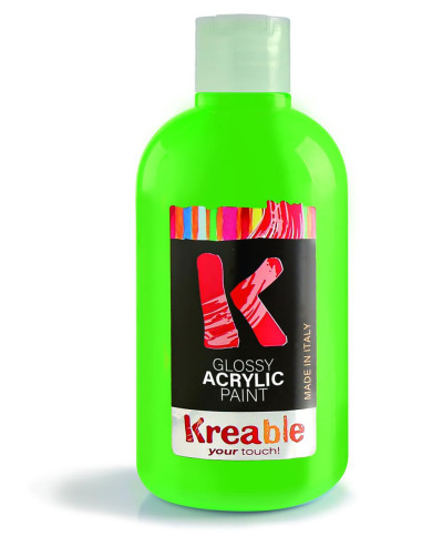 TEMPERA ACRILICA KREABLE ML. 100 VERDE CHIARO