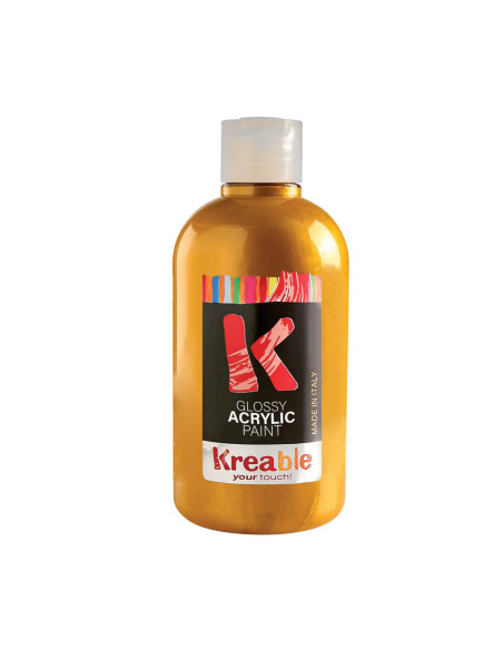 TEMPERA ACRILICA KREABLE METAL ML.500 ORO