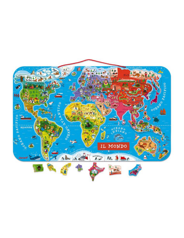 PUZZLE MAGNETICO PLANISFERO 92 PZ