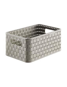 CONTENITORE EFFETTO RATTAN 36,8X27,8X19,1