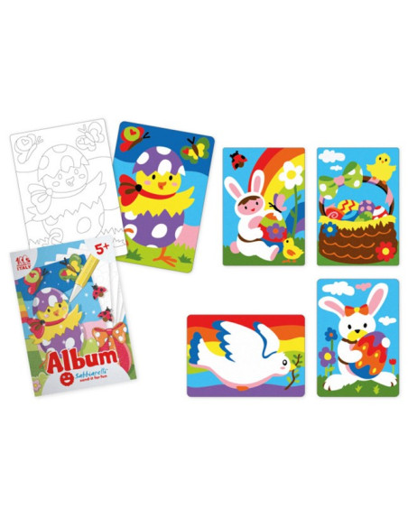 SABBIARELLI ALBUM LA PASQUA 10 DISEGNI A6