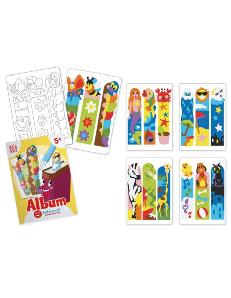 SABBIARELLI ALBUM SEGNALIBRI 15 DISEGNI