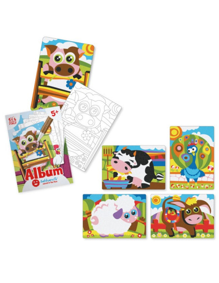 SABBIARELLI ALBUM ANIMALI DELLA FATTORIA 5 FG
