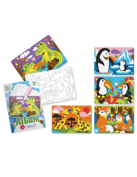 SABBIARELLI ALBUM I CUCCIOLI 10 DISEGNI A6