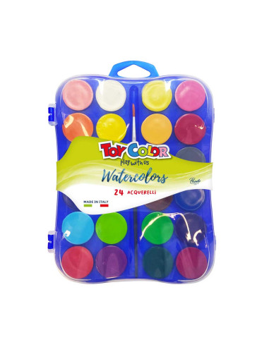 ACQUARELLI TOY COLOR PZ.24 MM.30 COL. ASS.