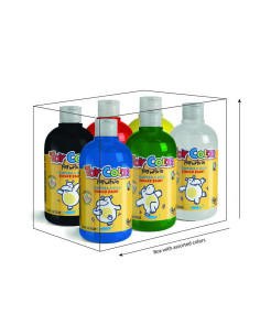 COLORI A DITA TOY COLOR PZ.6 ML.500 COL. ASS