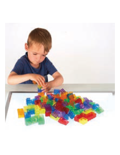 MATTONCINI COMPATIBILI MIDI TRANSLUCIDI 70 PEZZI 2