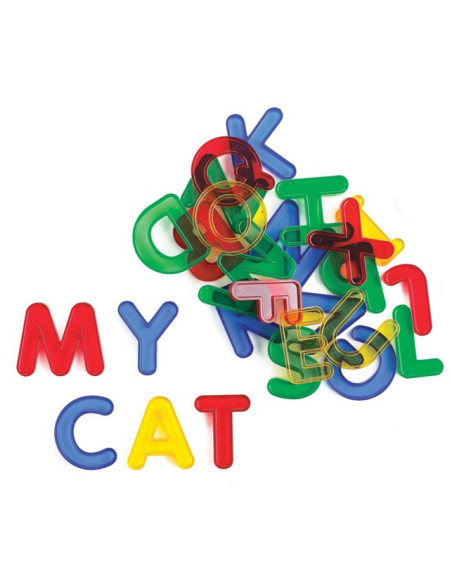 LETTERE TRANSLUCIDE 26 PEZZI