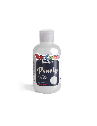TEMPERA PRONTA TOYCOLOR PERLATA ML.250 BIANCO