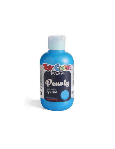 TEMPERA PRONTA TOYCOLOR PERLATA ML.250 CYAN