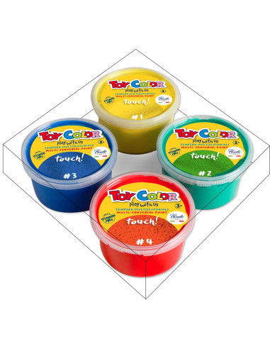 TEMPERA SENSORIALE TOY COLOR ML.50 X 4 COL.