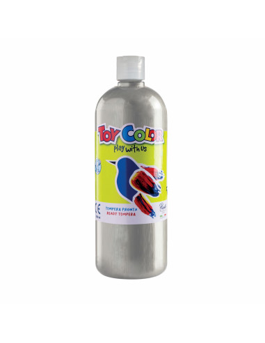 TEMPERA PRONTA TOYCOLOR METAL ML.1000 ARGENTO