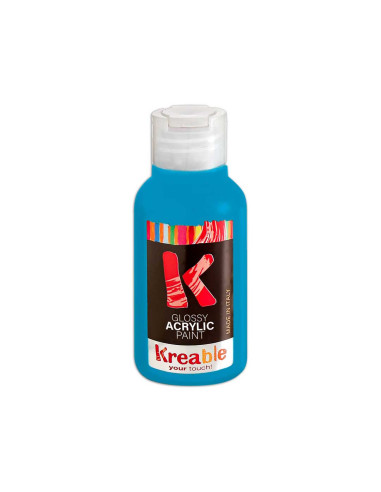 TEMPERA ACRILICA KREABLE ML.100CYAN