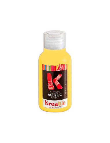 TEMPERA ACRILICA KREABLE ML.100GIALLO