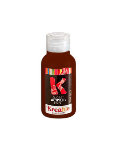 TEMPERA ACRILICA KREABLE ML.100MARRONE