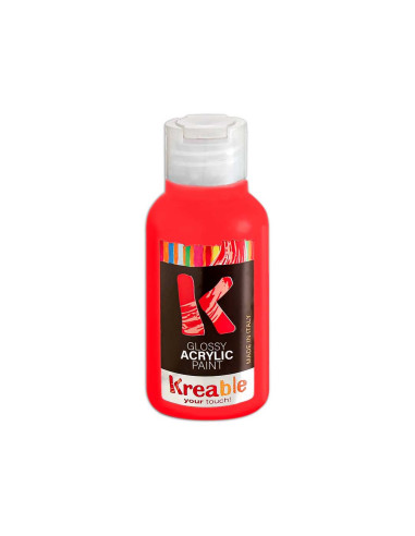 TEMPERA ACRILICA KREABLE ML.100ROSSO