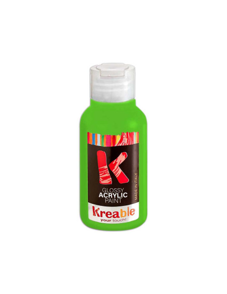 TEMPERA ACRILICA KREABLE ML.100VERDE CHIARO
