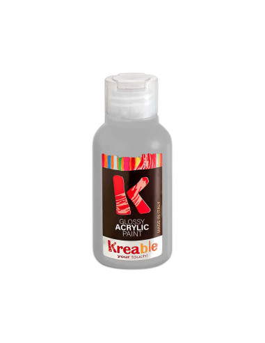 TEMPERA ACRILICA KREABLE METAL ML.100 ARGENTO