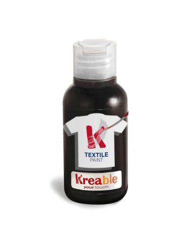 TEMPERA TESSUTO KREABLE ML.100 NERO