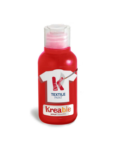 TEMPERA TESSUTO KREABLE ML.100 ROSSO CARMINIO
