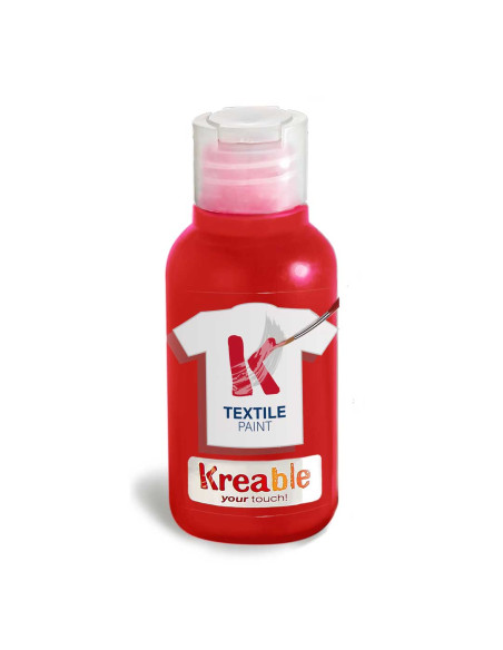 TEMPERA TESSUTO KREABLE ML.100 ROSSO CARMINIO