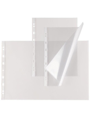BUSTE CON FORI PZ.50 LUCIDA MEDIUM A4