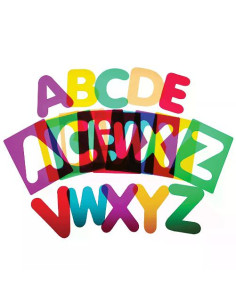 STENCIL ALFABETO GIGANTE PZ. 26.