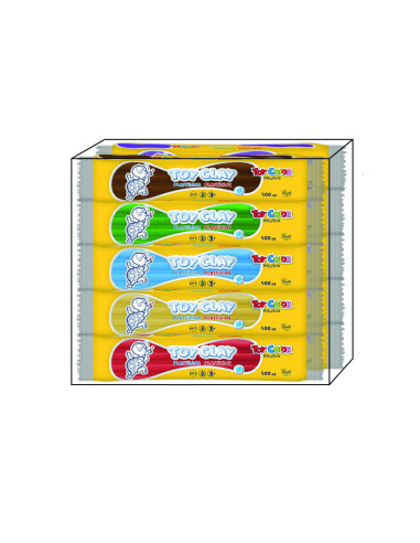 PLASTILINA TOY CLAY GR.500 AZZURRO  .