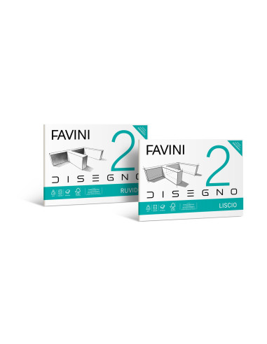 ALBUM DIS. FAVINI 2 FG.20 RUVIDO 24X33 GR.110
