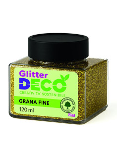 GLITTER BIO GRANA FINE 120ML ORO