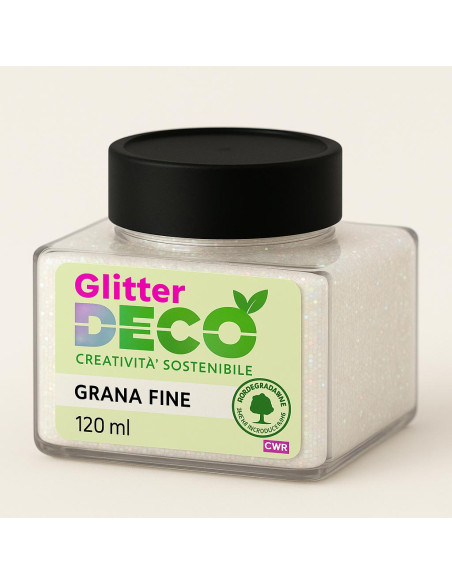 GLITTER BIO GRANA FINE 120ML IRIDE