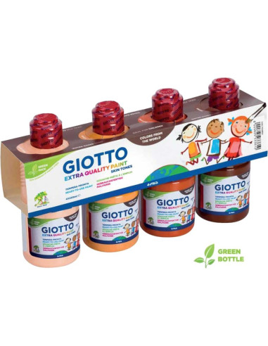 TEMPERA COLORI DELLA PELLE 4 COL. 250ML